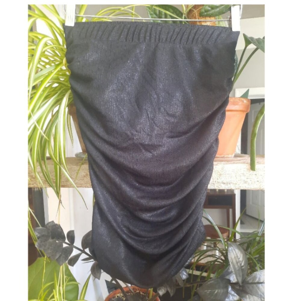 EUC! MIKUTA The Black Glitter Base Skirt XS - Picture 3 of 5